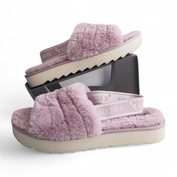 Koolaburra by UGG Fuzz'n Li Slingback Slip-on Slide Sandals 1116911 Women's 9 - Picture 1 of 10